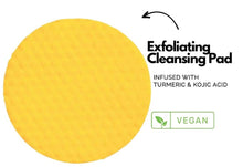 Load image into Gallery viewer, Turmeric + Kojic Facial Exfoliating Pads