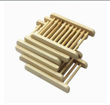 Load image into Gallery viewer, Eco Friendly Bamboo Soap Tray