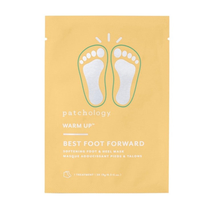 1-Patchology Best Foot Forward Softening Foot & Heel Mask  Booties•